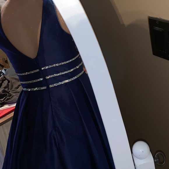 Blondie Nites Royal Blue homecoming style dress. - Picture 2 of 7